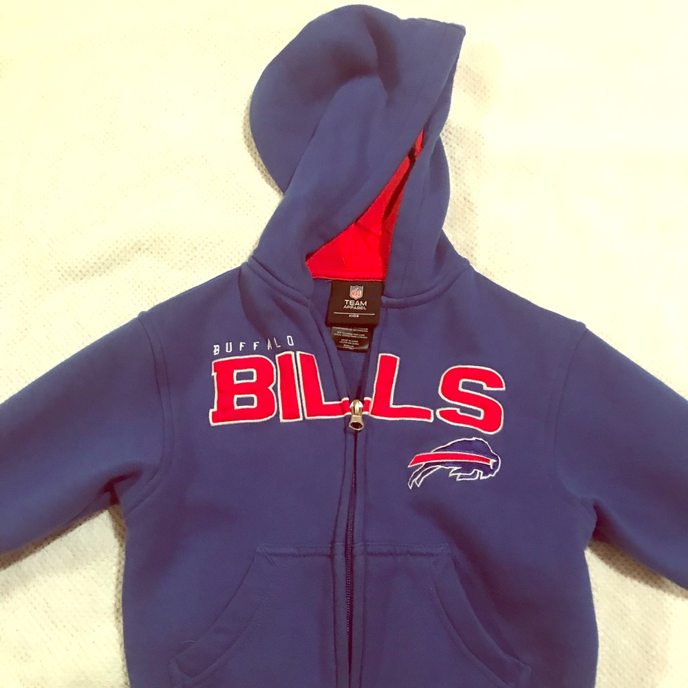 Buffalo Bills Zip up hoodie Size 4